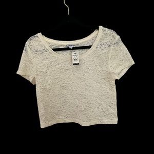 Express Lace Crop Top